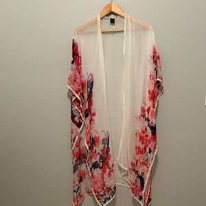 Floral Sheer Kimono Cardigan